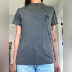 Graphic Tee | Comfort Colors LOVE JUSTICE Men's Charcoal Pocket Tee